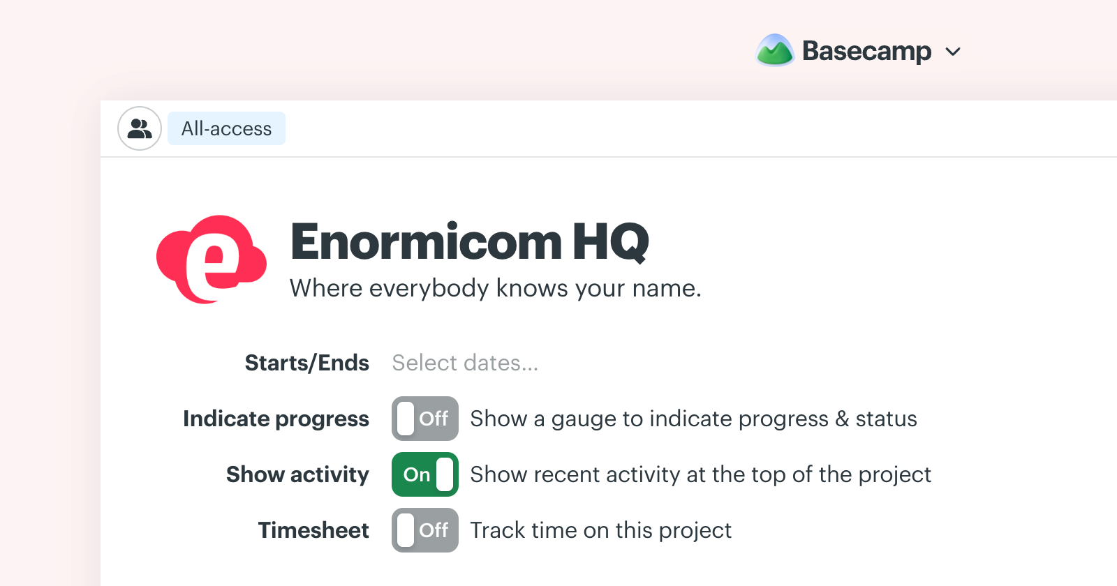 Project icons, avatars, and logos