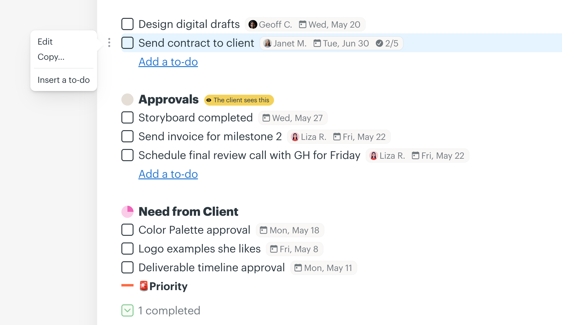 To-do Lists for tracking all the little things